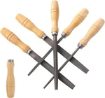 High Carbon Steel Set With Wooden Handles Rasp File, Black. Fixed Price $32.99.