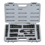 Stanley Black Metric Sae Chrome Reversible Ratchet Socket Set 69 Piece Point. Fixed Price $79.79.