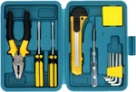 Shiratori 12-PIECE Set General Household Hand Kit With Plastic Toolb. Fixed Price $28.00.