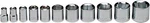 379 - 3/8INCH Drive 11 Piece Set Point Standard Sockets, 1/4INCH 7/8INCH. Fixed Price $180.52.