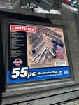 Sears Craftsman Usa 55PC Mechanics Tool Set Socket Ratchet 33455 Nos Metric Sae. Fixed Price $179.00.