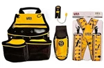 Usa Pro Tools 4 Pcs Pouch Set, Hammer Holder, Suspender, Drill Hook. Fixed Price $41.25.