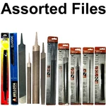 Assorted Sizes Crescent Nicholson Files, General Purpose Application Double Cut. Fixed Price $10.50.