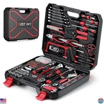 218-PIECE Household Kit, Auto Repair Set, Plier, Screwdriver, Toolbox. Fixed Price $89.99.