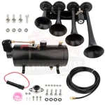 Trumpets Train Horn Kit For Truck Car Pickup Loud System Air Tank 150PSI. Fixed Price $115.43.