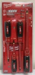 Milwaukee Insulated Screwdriver Set 4-PIECE 1000V With Roll Pouch 48-22-2204 New. Fixed Price $36.70.