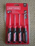 Craftsman 4 Piece Precision Steel Hook And Pick Set. Fixed Price $14.39.