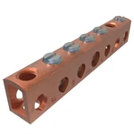 Ilsco D167-4-EC Copper Neutral Bar Connector, Cndctr 4T. Fixed Price $38.39.