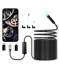 Vevor Endoscope Camera 1920P Hd Borescope For Android & Ios With 49.2FT Cable. Fixed Price $31.90.