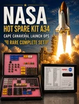 Nasa Hot Spare Kit A34 Shuttle Launch Ops Cape Canaveral - In Box Rare Set. Fixed Price $325.00.