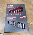 Icon WRFS-8 Professional Flex Sae Ratcheting Combination Wrench 8-PC. Fixed Price $82.00.