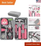 Pink Diy Set 25PC Household Hand Kit For Women Compact Storage. Fixed Price $41.96.