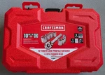 Craftsman 10 Piece Socket Set 3/8" Ratchet 72 Tooth Low Profile Sae. Fixed Price $24.99.