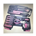 Apollo Household Set - Hammer, Screwdriver, Pliers, Pink Box Case. Fixed Price $26.95.