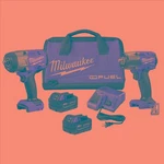 Milwaukee 3010-22 M18 Fuel 1/2" & 3/8" Impact Wrench Combo Kit. Fixed Price $799.43.