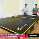 Official Size Indoor Tennis Ping Pong Table 2 Paddles Balls Foldable & Casters. Fixed Price $279.95.