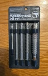 Craftsman Masonry Drill Bit Set 967344. Fixed Price $12.50.