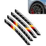 Zigeiya 4 Wheel Stickers, 3D Tricolor Pcs, Carbon Fiber Black #01. Fixed Price $15.88.