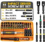 Hi-spec 44PC Metric 1/4IN Impact Screw Driver Bit Set. Hex Shank S2. Fixed Price $33.38.