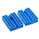 2PCS 32 Holes Hex Shank Screwdriver Bits Holder Plastic Storage Tray Organizer. Fixed Price $11.79.