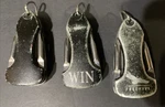 Freeman Win Five Function Multi Tool Key Chain Flashlight Lot Of 3 Used. Fixed Price $25.00.