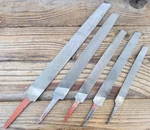 Vintage Lot Of 5 Simonds Files 12" Nucut, 10" Flat, 8" Half Round, 6" Mill Bast. Fixed Price $27.50.