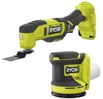 Ryobi PCL1207NC ONE+18V Cordless 2-TOOL COMBO+MULTI-TOOL+5IN Random Orbit Sander. Fixed Price $119.98.