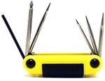 Eklind Fold Up Screwdriver Set 6PC Phillips Slot Torx Awl 25461 Comfort Grip Usa. Fixed Price $13.99.