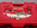 Craftsman Mechanics Tool Set, Sae Metric, 3/8" Drive, 40-PIECE CMMT12018. Fixed Price $70.99.