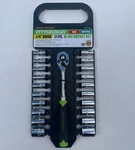 Pittsburgh 21-PIECE Sae & Metric High Visibility 1/4" Drive Socket Set 72T. Fixed Price $27.95.