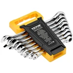 8PC Ratcheting Wrench Set Metric 19MM Cr-v Steel W/ Organizer Rack. Fixed Price $40.99.